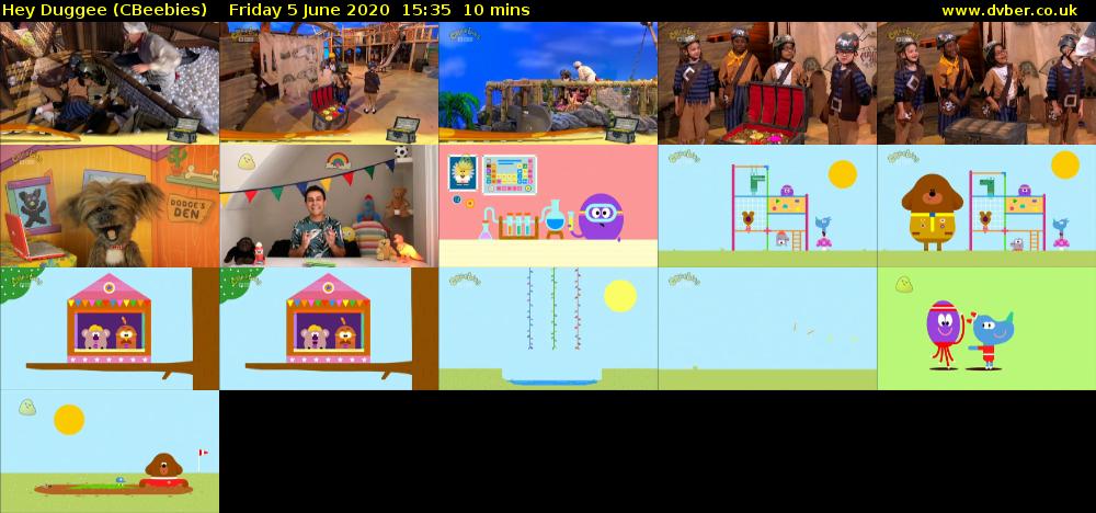 Hey Duggee (CBeebies) Friday 5 June 2020 15:35 - 15:45