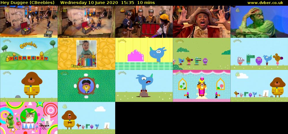 Hey Duggee (CBeebies) Wednesday 10 June 2020 15:35 - 15:45