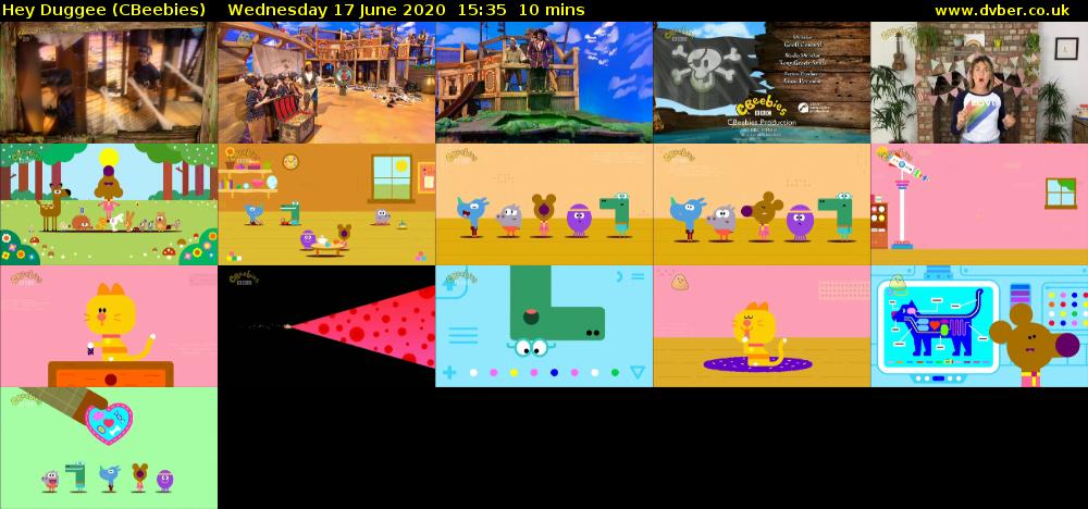 Hey Duggee (CBeebies) Wednesday 17 June 2020 15:35 - 15:45
