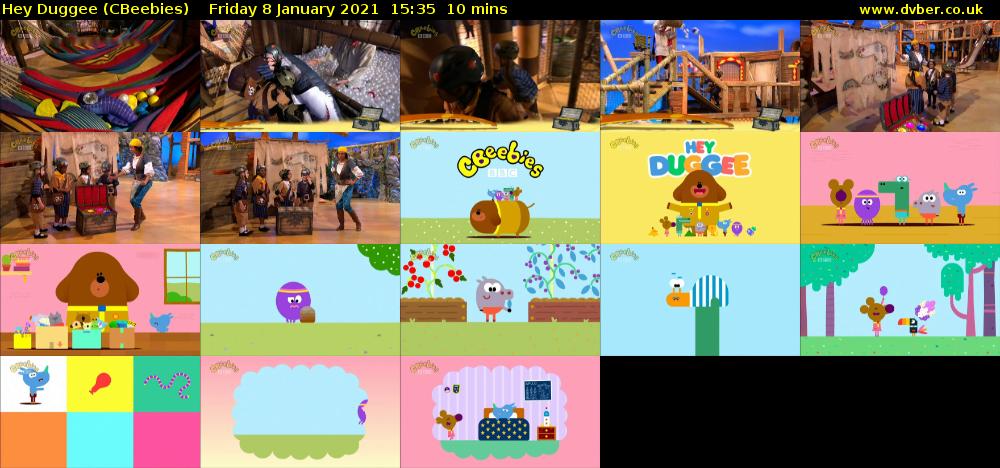 Hey Duggee (CBeebies) Friday 8 January 2021 15:35 - 15:45