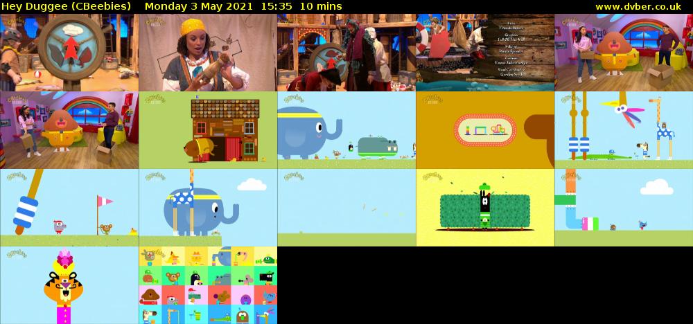 Hey Duggee (CBeebies) Monday 3 May 2021 15:35 - 15:45