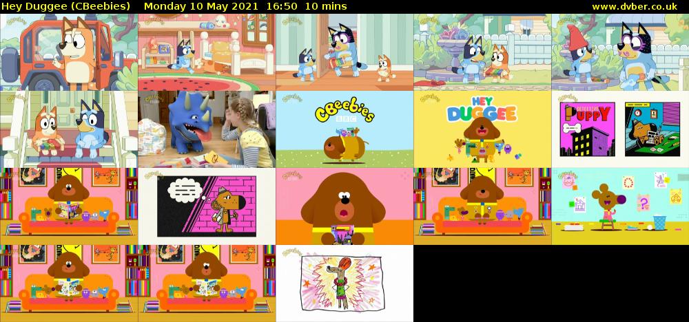 Hey Duggee (CBeebies) Monday 10 May 2021 16:50 - 17:00