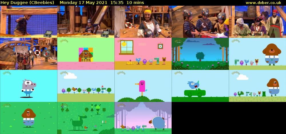 Hey Duggee (CBeebies) Monday 17 May 2021 15:35 - 15:45