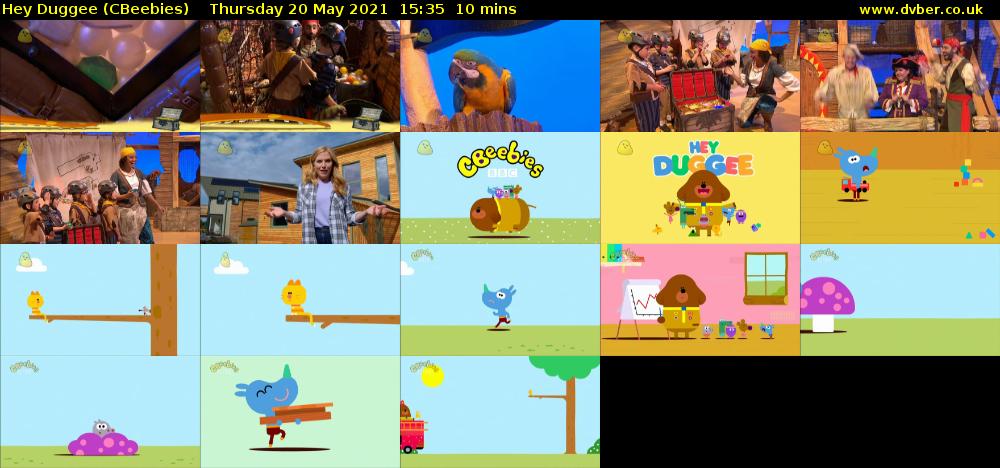 Hey Duggee (CBeebies) Thursday 20 May 2021 15:35 - 15:45