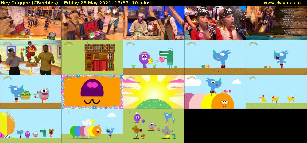 Hey Duggee (CBeebies) Friday 28 May 2021 15:35 - 15:45