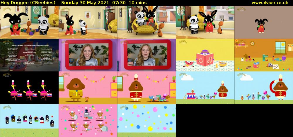 Hey Duggee (CBeebies) Sunday 30 May 2021 07:30 - 07:40
