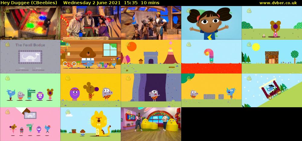 Hey Duggee (CBeebies) Wednesday 2 June 2021 15:35 - 15:45