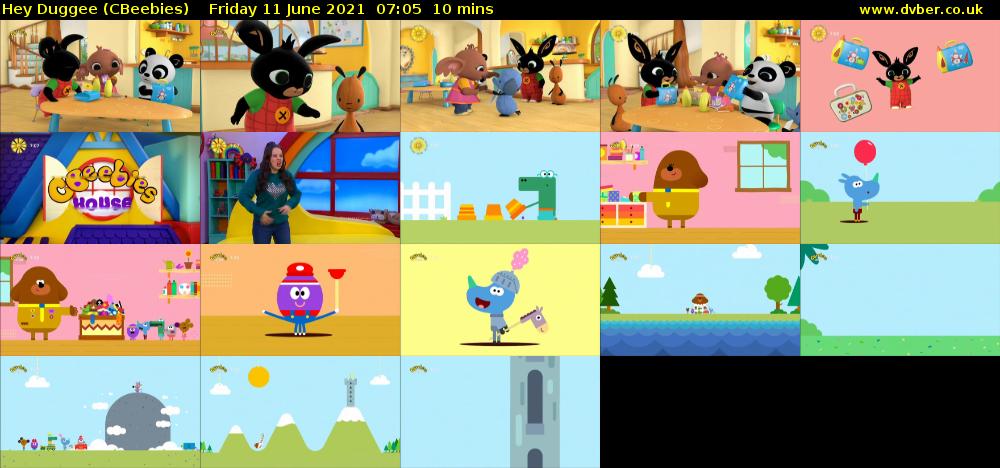 Hey Duggee (CBeebies) Friday 11 June 2021 07:05 - 07:15