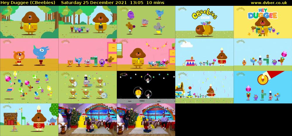 Hey Duggee (CBeebies) Saturday 25 December 2021 13:05 - 13:15
