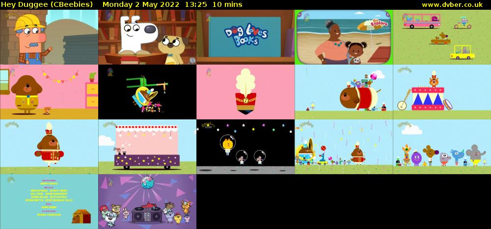 Hey Duggee (CBeebies) Monday 2 May 2022 13:25 - 13:35