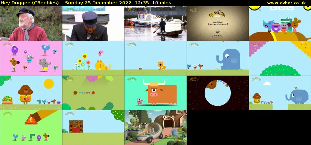 Hey Duggee (CBeebies) Sunday 25 December 2022 12:35 - 12:45