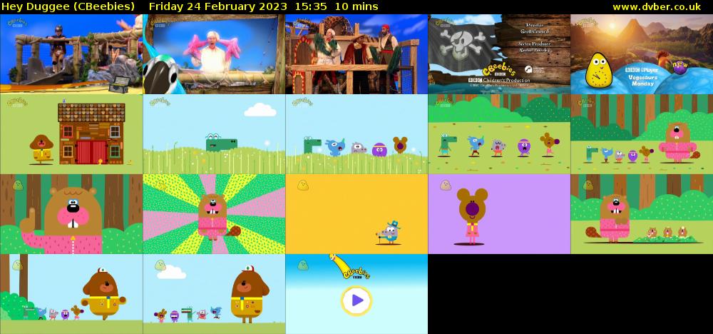 Hey Duggee (CBeebies) Friday 24 February 2023 15:35 - 15:45