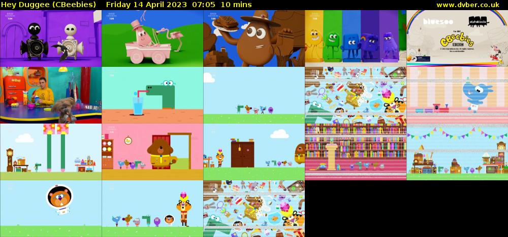 Hey Duggee (CBeebies) Friday 14 April 2023 07:05 - 07:15