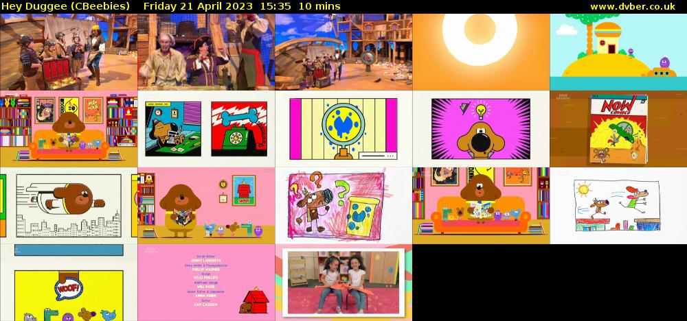 Hey Duggee (CBeebies) Friday 21 April 2023 15:35 - 15:45