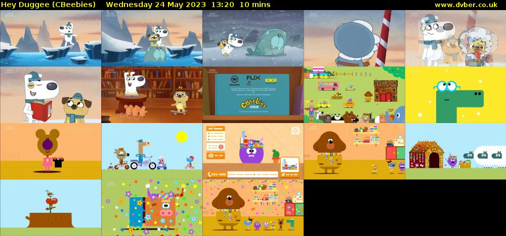 Hey Duggee (CBeebies) Wednesday 24 May 2023 13:20 - 13:30