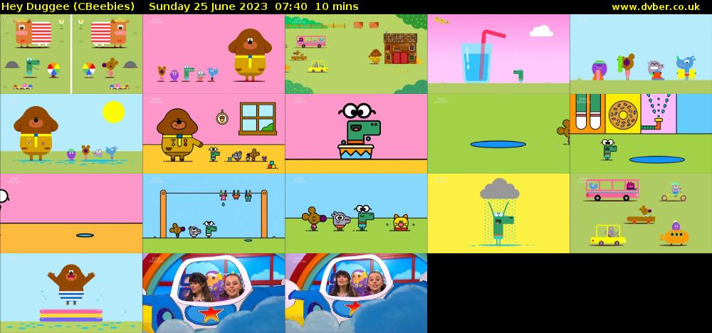 Hey Duggee (CBeebies) Sunday 25 June 2023 07:40 - 07:50