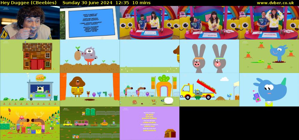 Hey Duggee (CBeebies) Sunday 30 June 2024 12:35 - 12:45