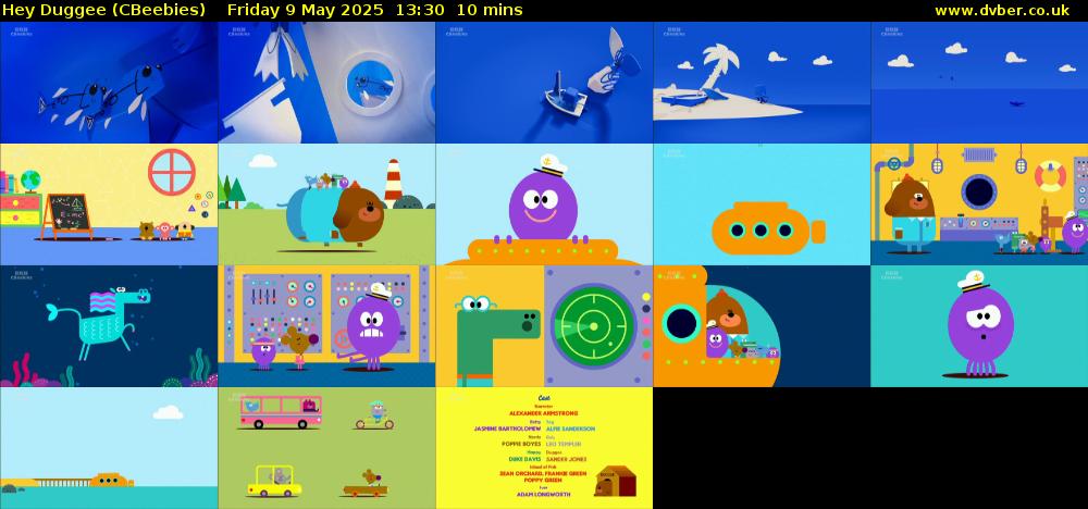 Hey Duggee (CBeebies) Friday 9 May 2025 13:30 - 13:40