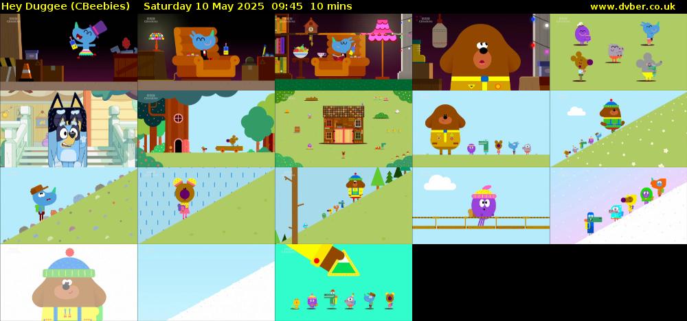 Hey Duggee (CBeebies) Saturday 10 May 2025 09:45 - 09:55