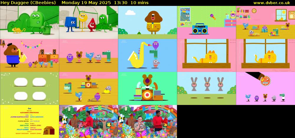 Hey Duggee (CBeebies) Monday 19 May 2025 13:30 - 13:40