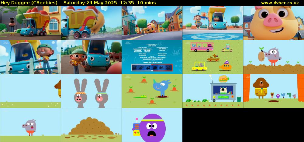 Hey Duggee (CBeebies) Saturday 24 May 2025 12:35 - 12:45