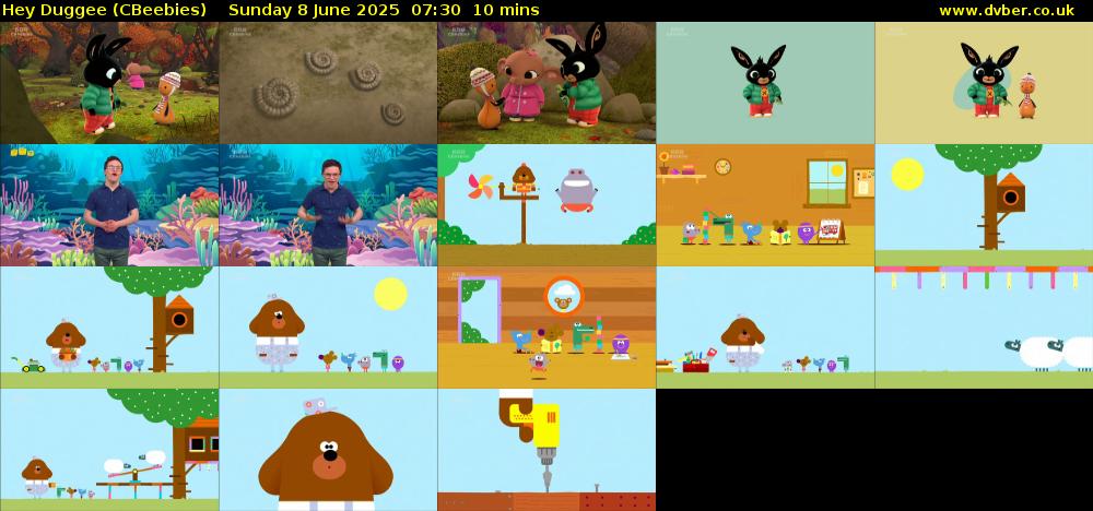 Hey Duggee (CBeebies) Sunday 8 June 2025 07:30 - 07:40