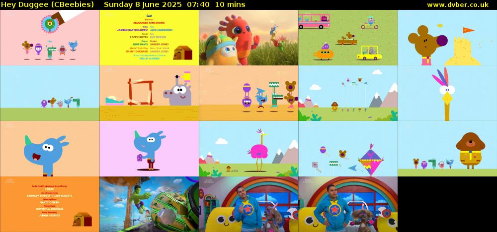 Hey Duggee (CBeebies) Sunday 8 June 2025 07:40 - 07:50