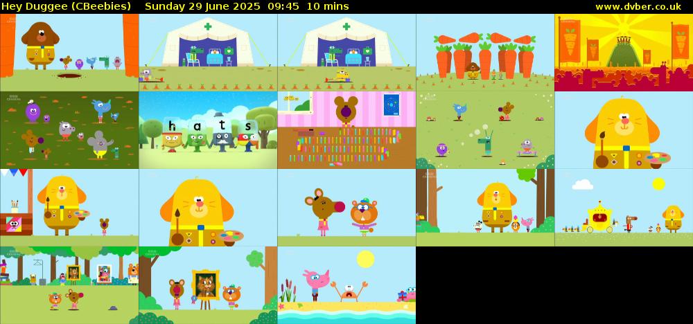 Hey Duggee (CBeebies) Sunday 29 June 2025 09:45 - 09:55