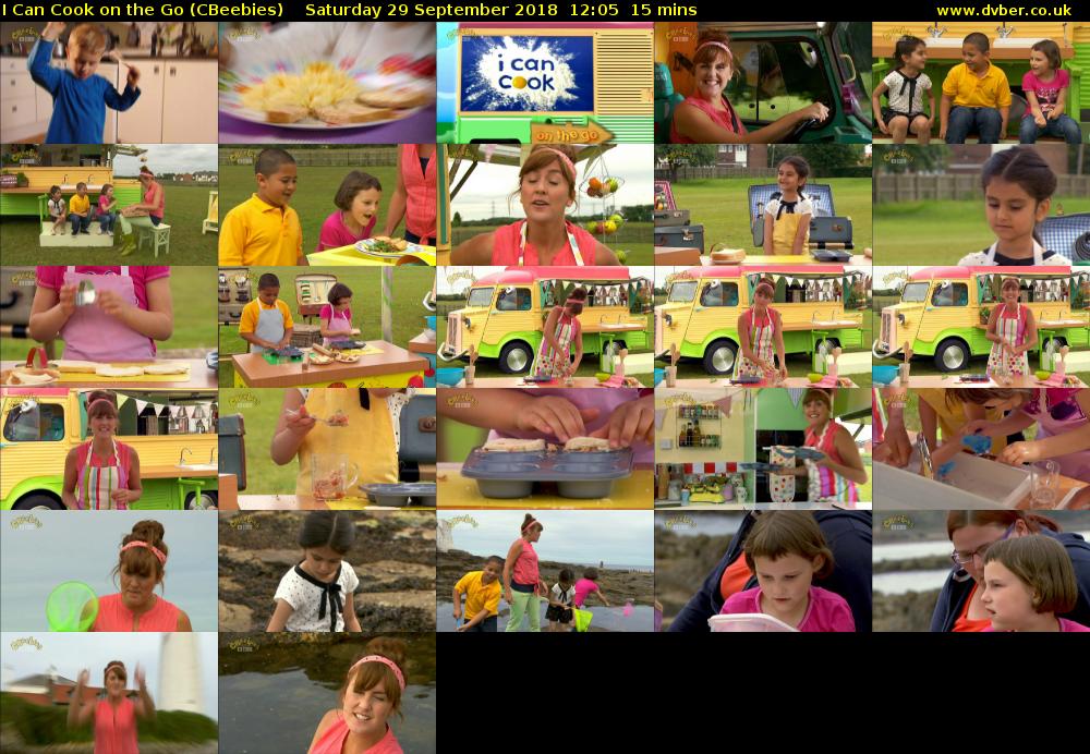 I Can Cook on the Go (CBeebies) Saturday 29 September 2018 12:05 - 12:20