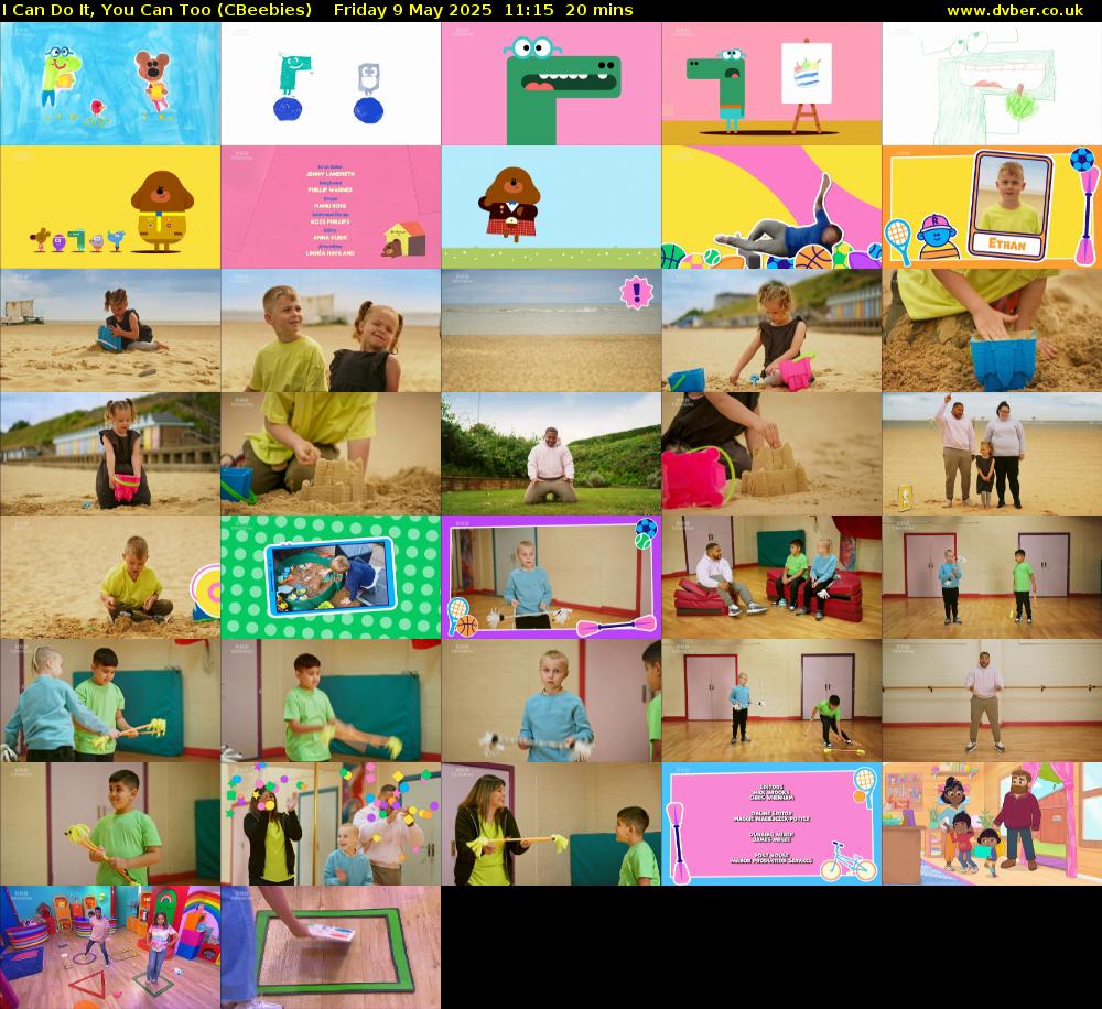 I Can Do It, You Can Too (CBeebies) Friday 9 May 2025 11:15 - 11:35