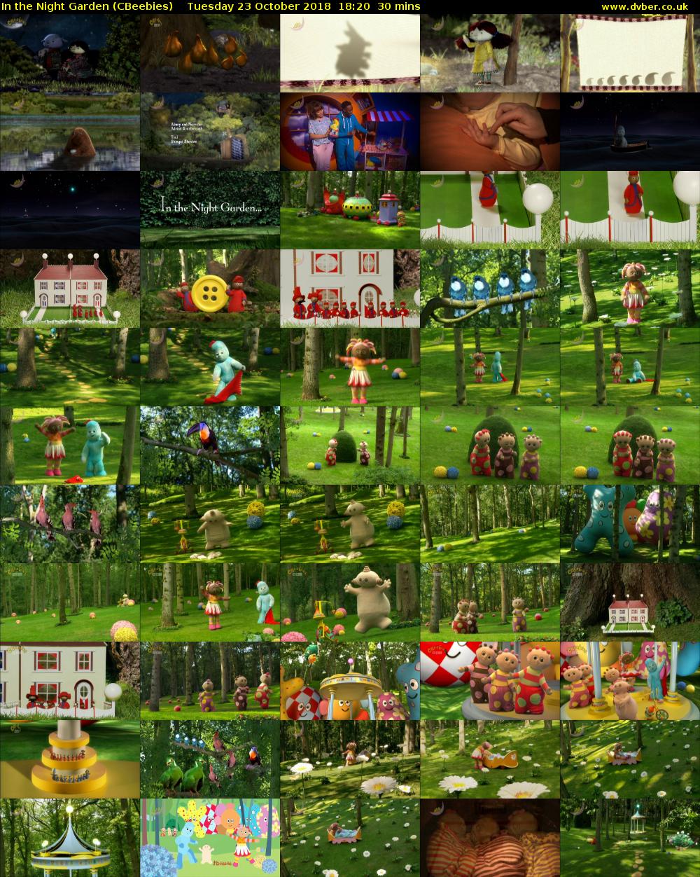 In the Night Garden (CBeebies) Tuesday 23 October 2018 18:20 - 18:50