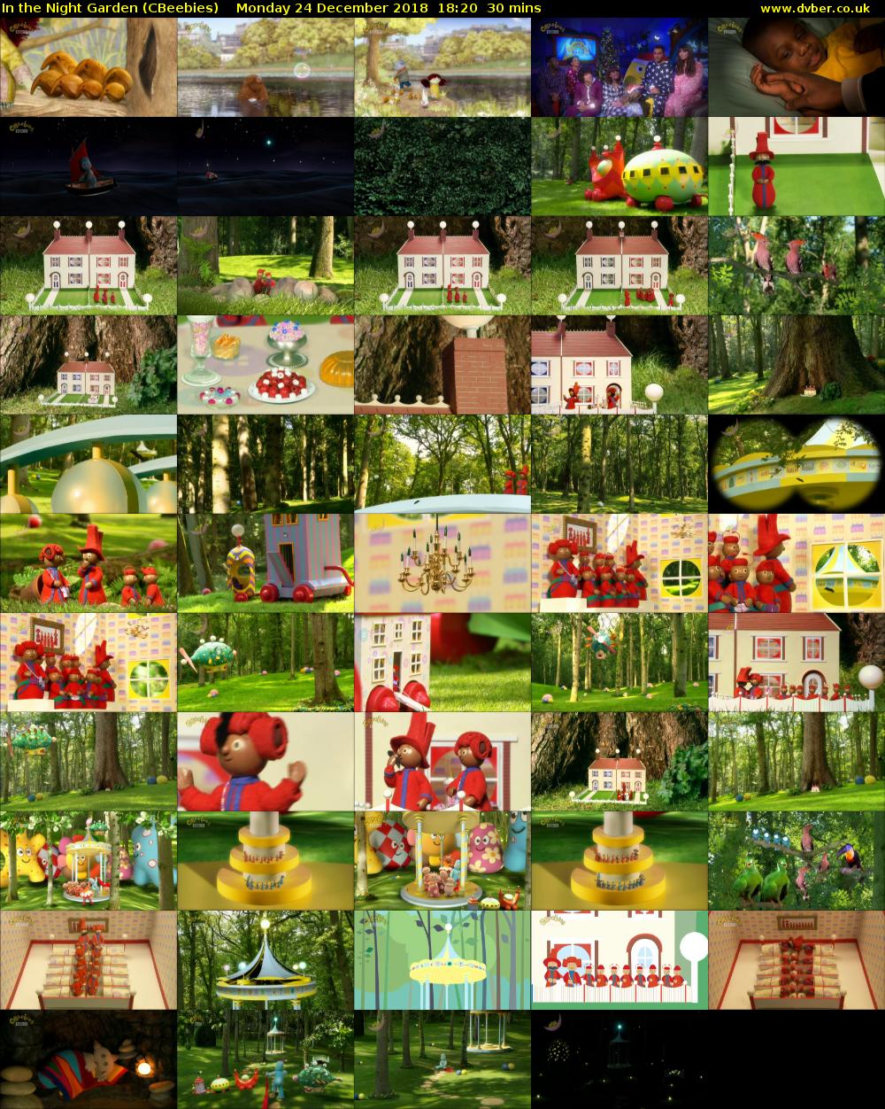 In the Night Garden (CBeebies) Monday 24 December 2018 18:20 - 18:50