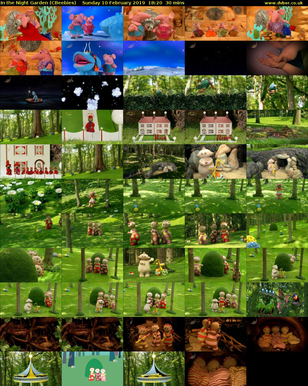 In the Night Garden (CBeebies) Sunday 10 February 2019 18:20 - 18:50