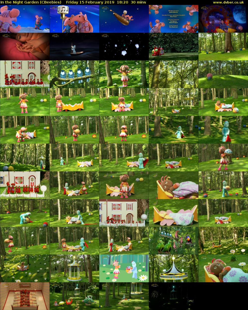 In the Night Garden (CBeebies) Friday 15 February 2019 18:20 - 18:50