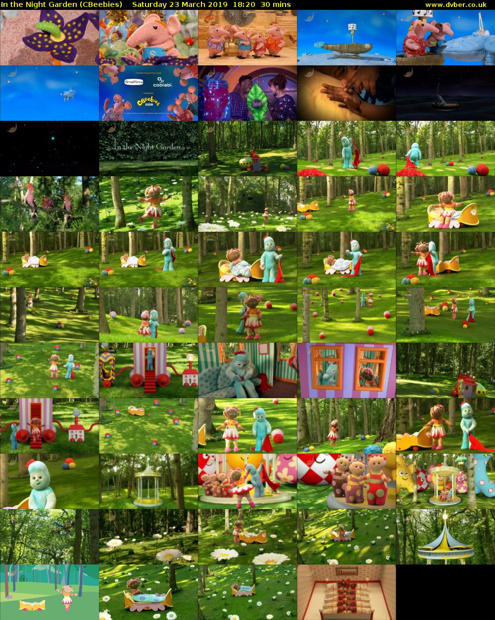 In the Night Garden (CBeebies) Saturday 23 March 2019 18:20 - 18:50