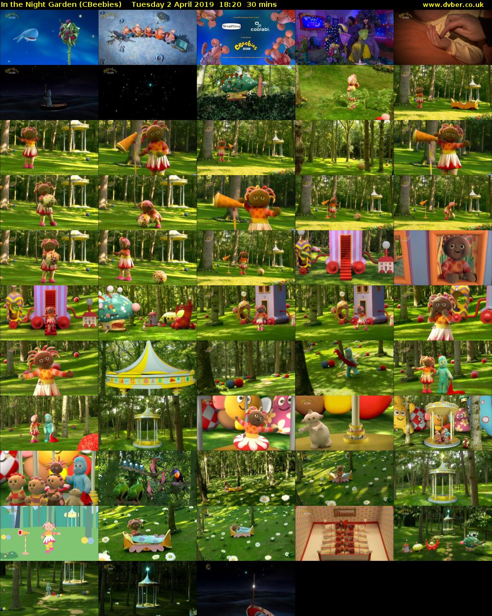 In the Night Garden (CBeebies) Tuesday 2 April 2019 18:20 - 18:50