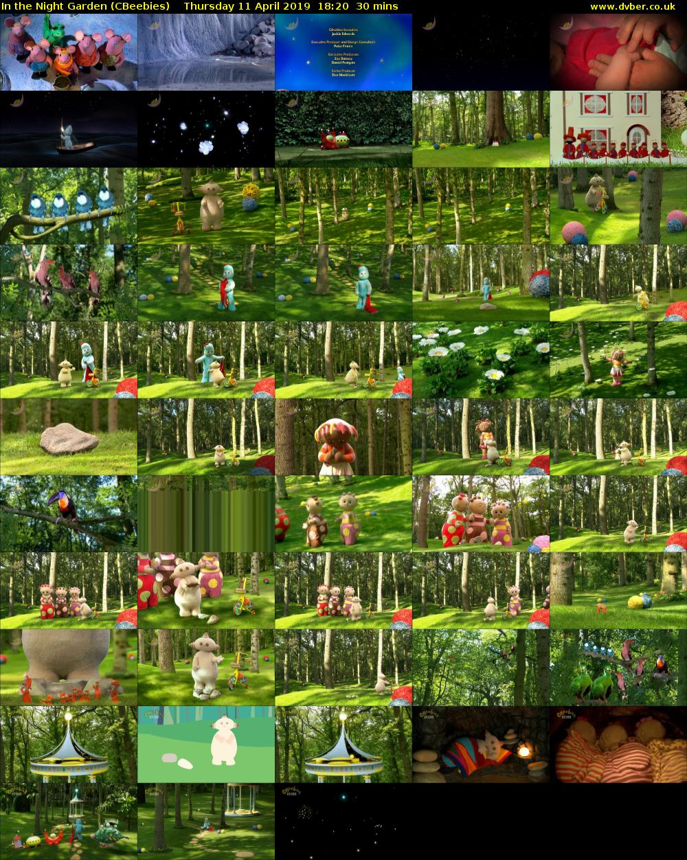In the Night Garden (CBeebies) Thursday 11 April 2019 18:20 - 18:50
