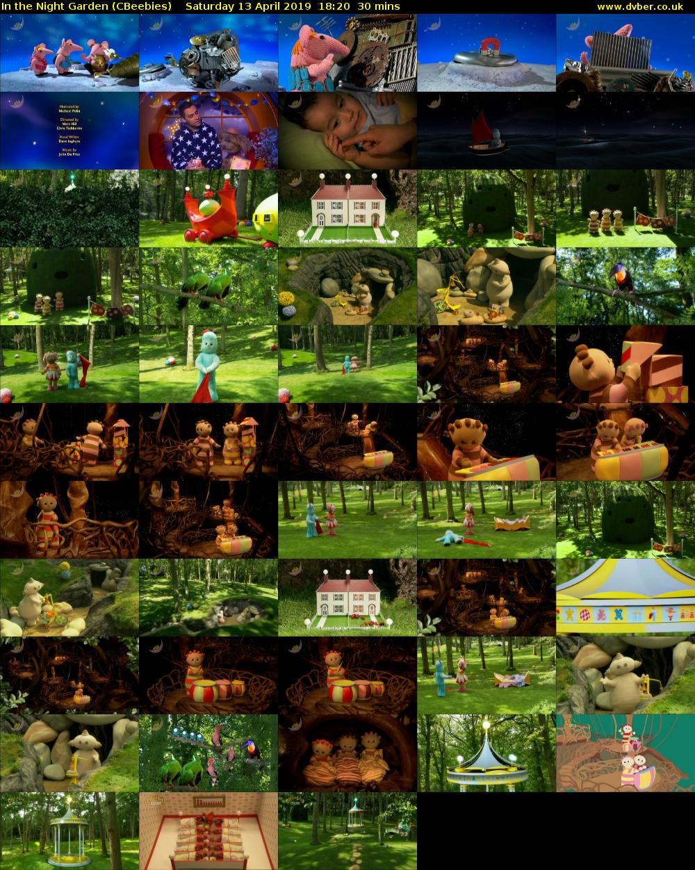 In the Night Garden (CBeebies) Saturday 13 April 2019 18:20 - 18:50