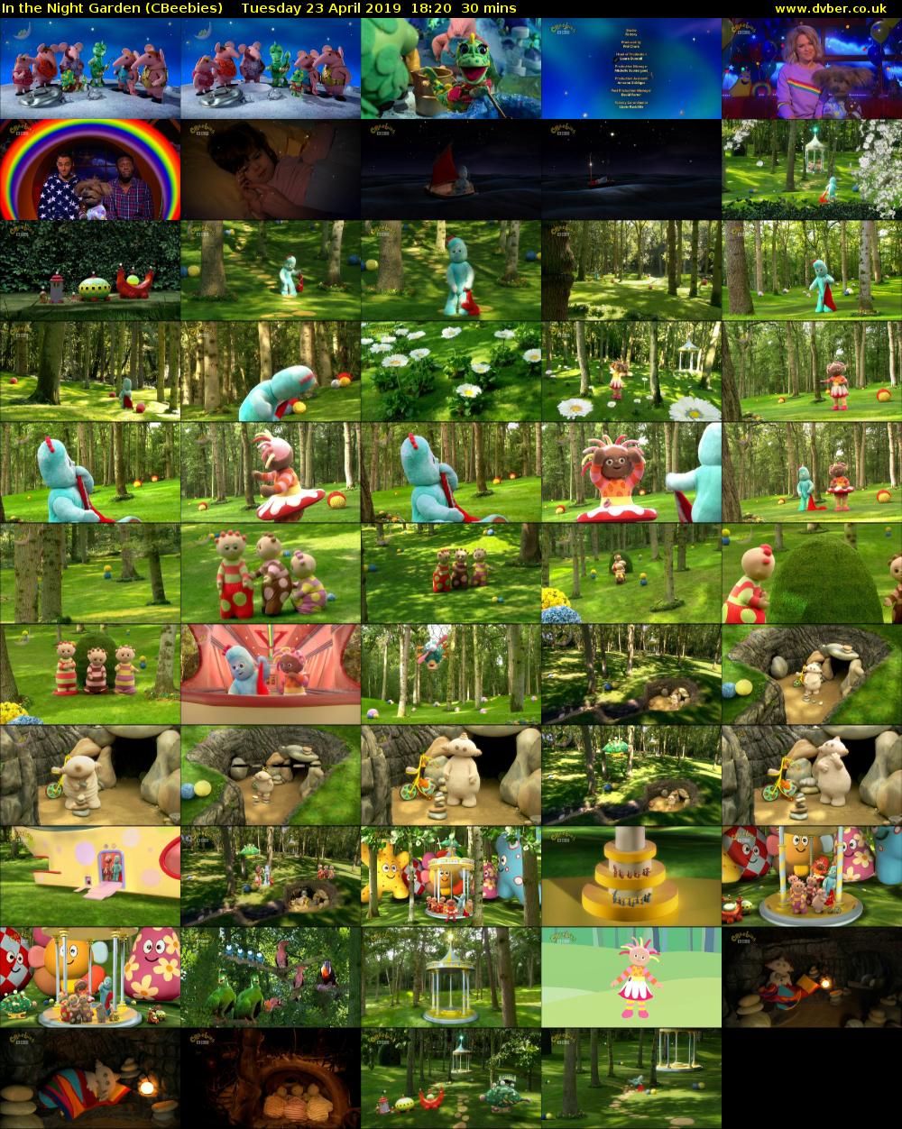 In the Night Garden (CBeebies) Tuesday 23 April 2019 18:20 - 18:50