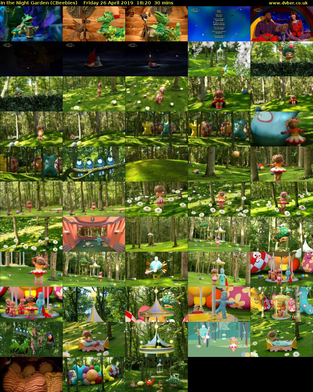 In the Night Garden (CBeebies) Friday 26 April 2019 18:20 - 18:50