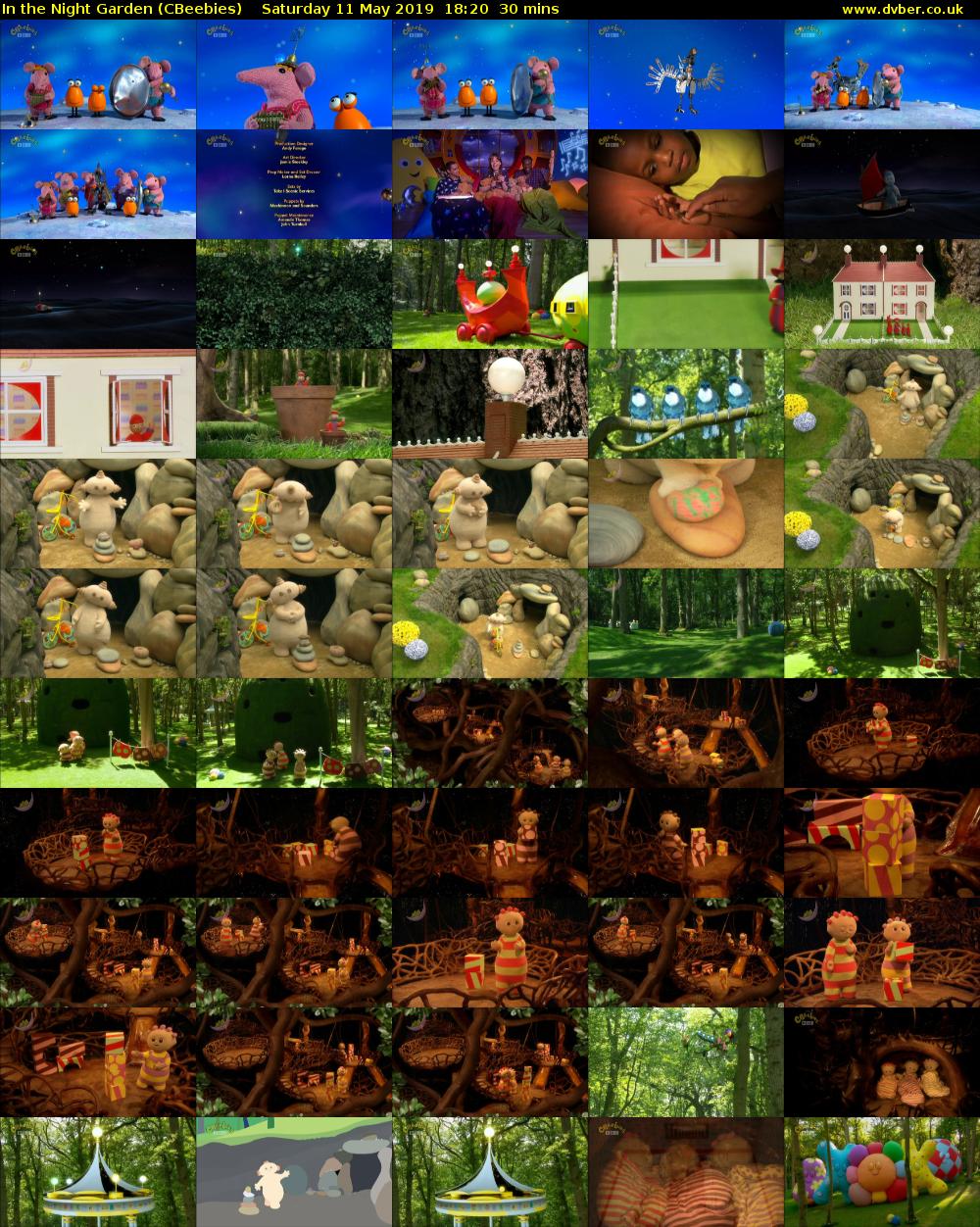 In the Night Garden (CBeebies) Saturday 11 May 2019 18:20 - 18:50