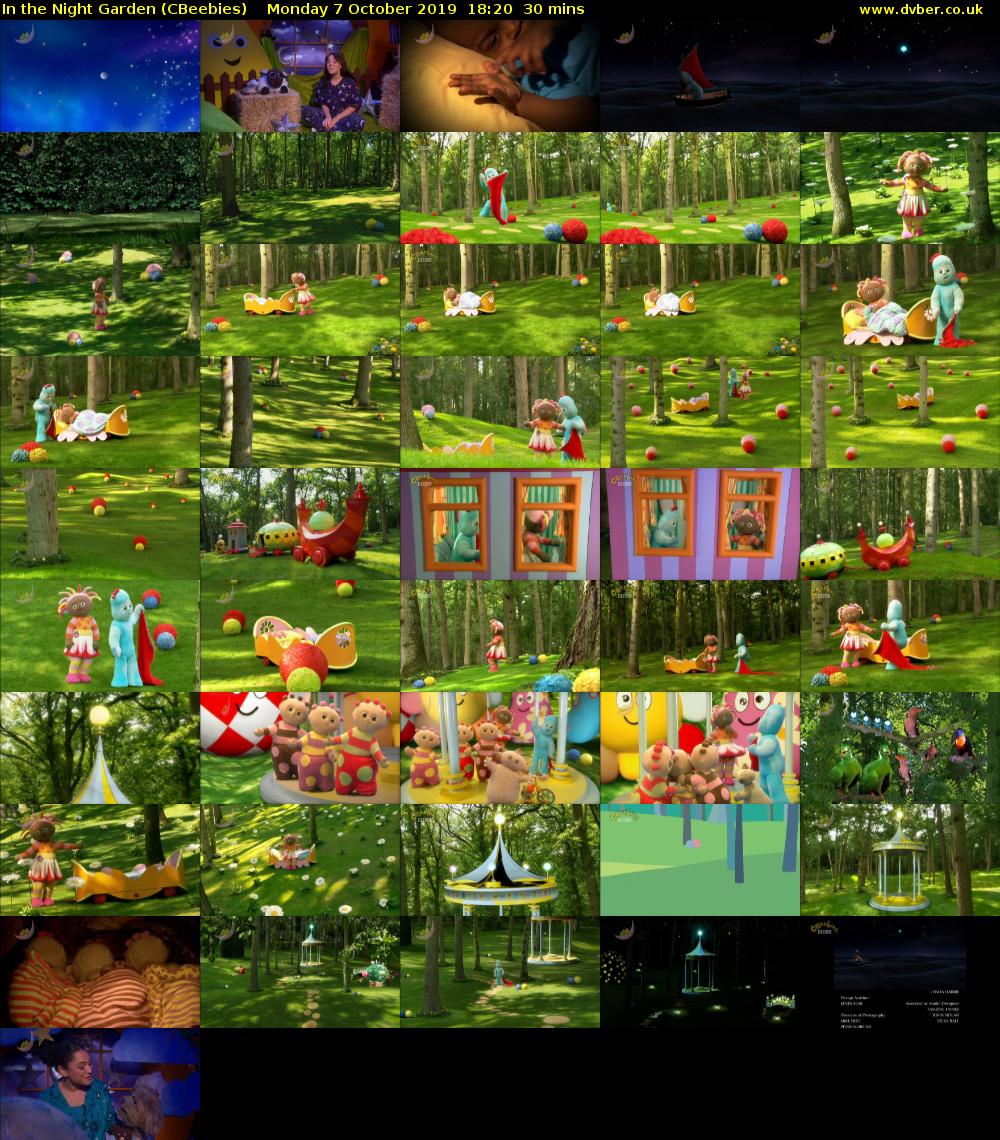 In the Night Garden (CBeebies) Monday 7 October 2019 18:20 - 18:50