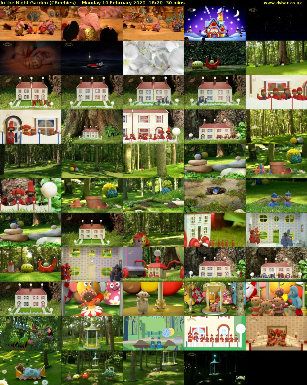 In the Night Garden (CBeebies) Monday 10 February 2020 18:20 - 18:50