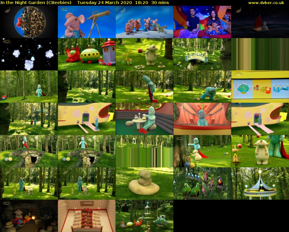 In the Night Garden (CBeebies) Tuesday 24 March 2020 18:20 - 18:50