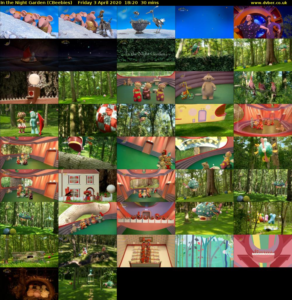 In the Night Garden (CBeebies) Friday 3 April 2020 18:20 - 18:50