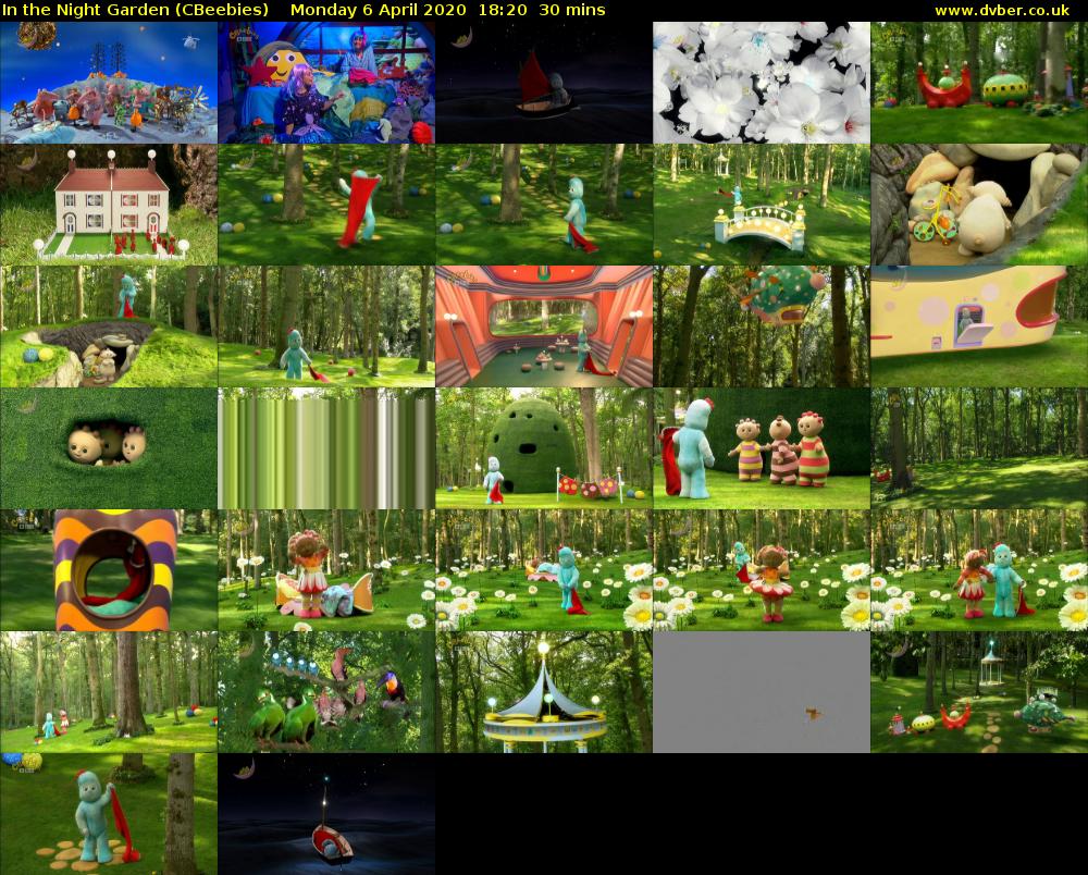 In the Night Garden (CBeebies) Monday 6 April 2020 18:20 - 18:50