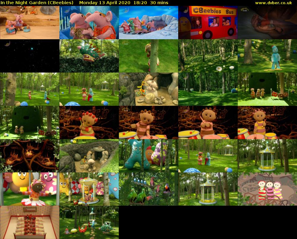 In the Night Garden (CBeebies) Monday 13 April 2020 18:20 - 18:50