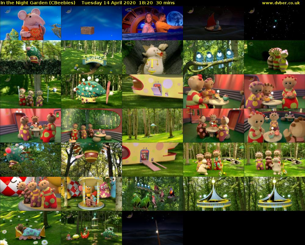In the Night Garden (CBeebies) Tuesday 14 April 2020 18:20 - 18:50