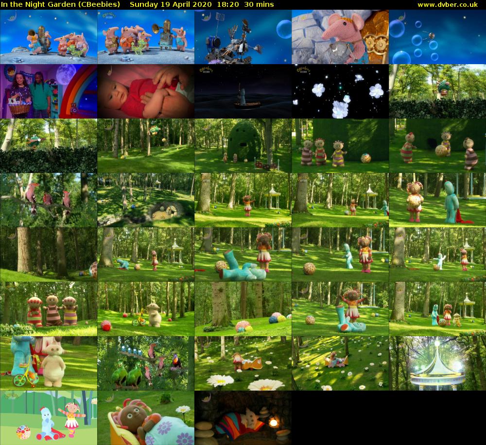 In the Night Garden (CBeebies) Sunday 19 April 2020 18:20 - 18:50