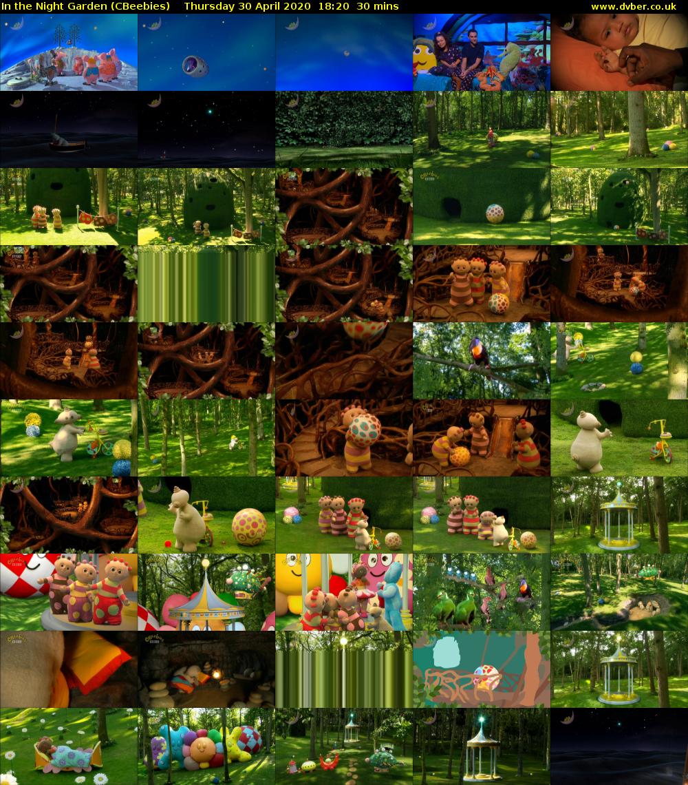 In the Night Garden (CBeebies) Thursday 30 April 2020 18:20 - 18:50